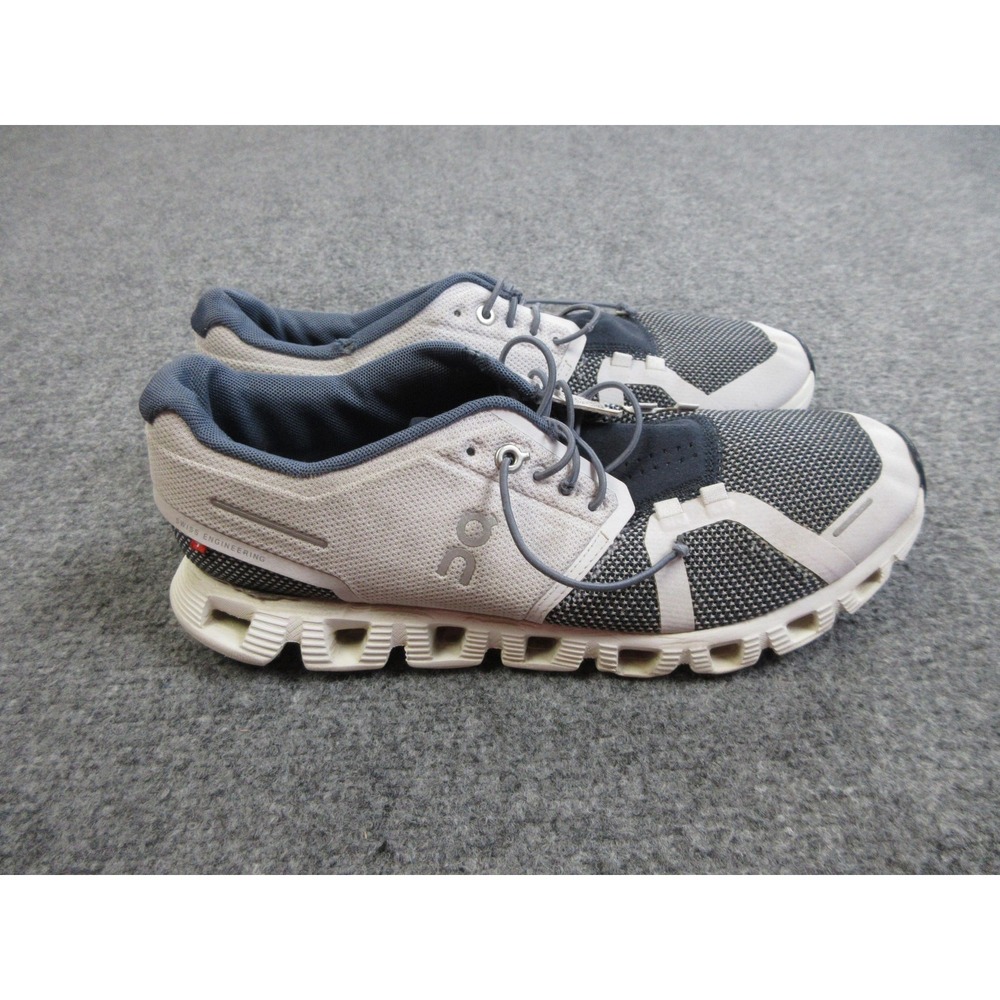 On Cloud Shoes Womens Size 9.5 Gray White Swiss Engineering Lightweight Running‎